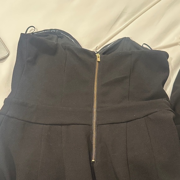 Express Black Strapless Jumpsuit​​​​ - Picture 3 of 4